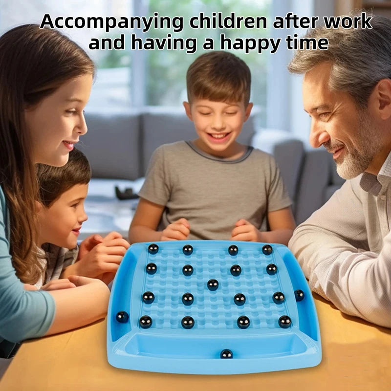 Jeu Magnétique De Pierres Gonggi Coréen – Plateau D'Échecs Portable Avec Sac De Rangement – Cadeau Culturel Et Éducatif Pour Famille