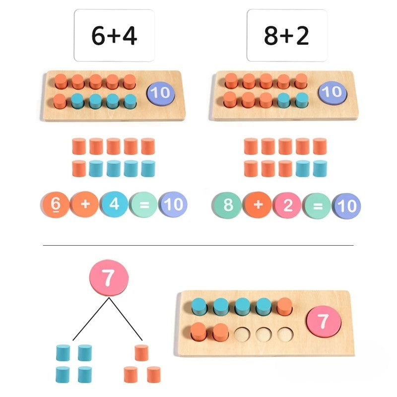 Woods™ - Gør matematik enkelt - matematisk legesæt til børn