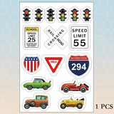 KidoTape – Farbenfroh & praktisch – Verkehrsweg-Aufkleberband-Set