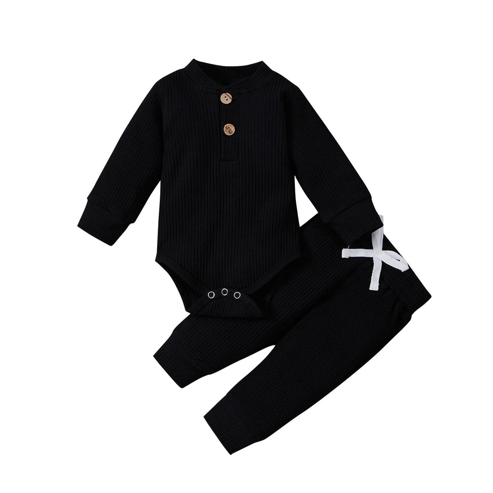 Mini Fashion™ – Bequemes Babykleid-Set