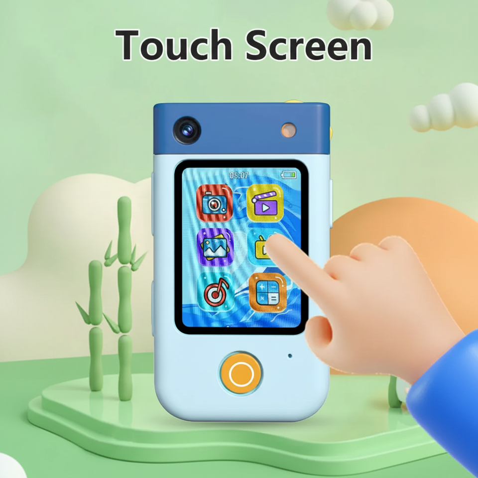 KiddoPhone – Lernreich & interaktiv – Kinder-Smartphone mit Kamera und Spielen