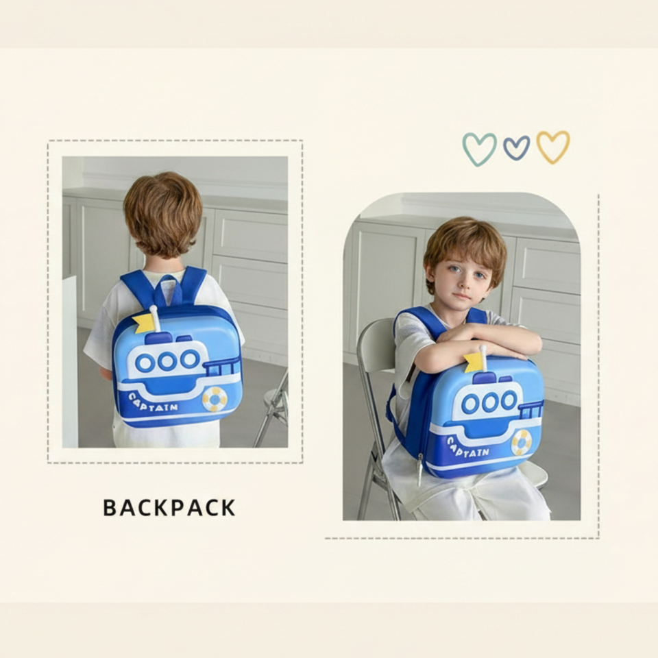 LittleCaptain – Schön & praktisch – Captain-Rucksack