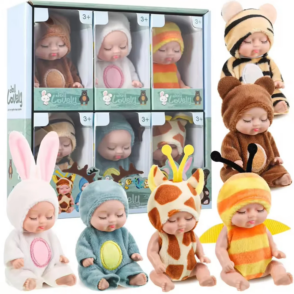 LittleDolly – Süß & Gemütlich – Babypuppe in einem fröhlichen Tierkostüm