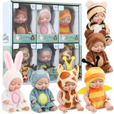 LittleDolly – Süß & Gemütlich – Babypuppe in einem fröhlichen Tierkostüm