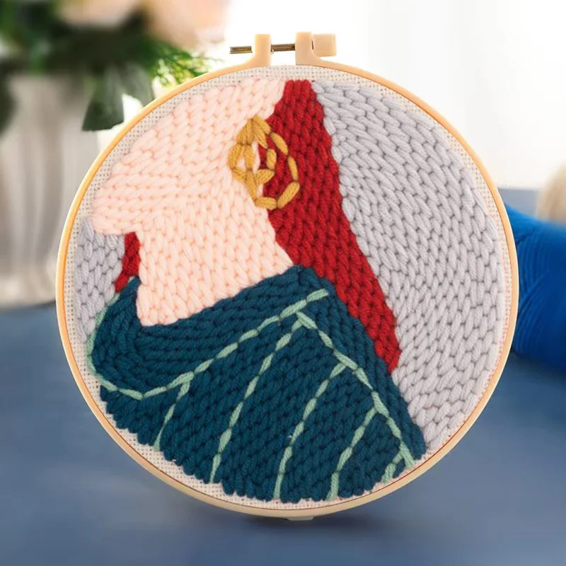 SoftLoop – Weich & Kreativ – DIY-Punch-Needle-Set für die Wohnraumdekoration