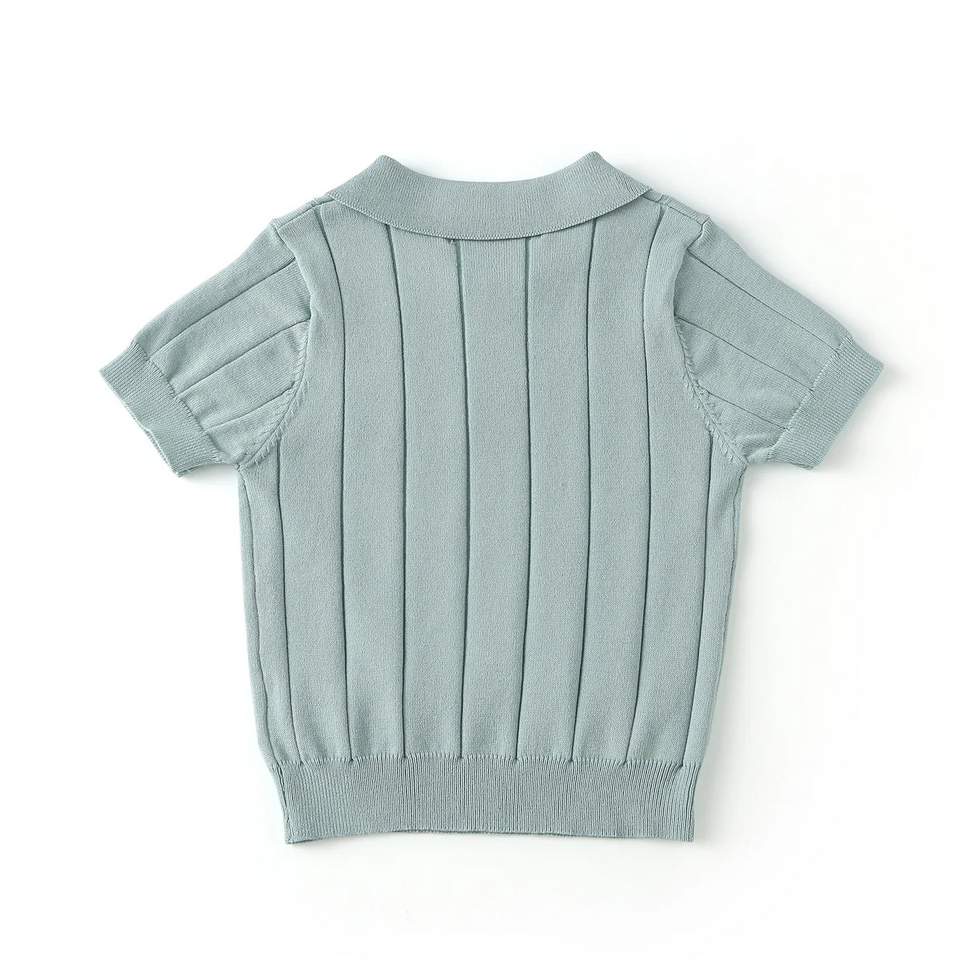 MiniLuxe – Elegant & bequem – Polohemd aus Strickstoff