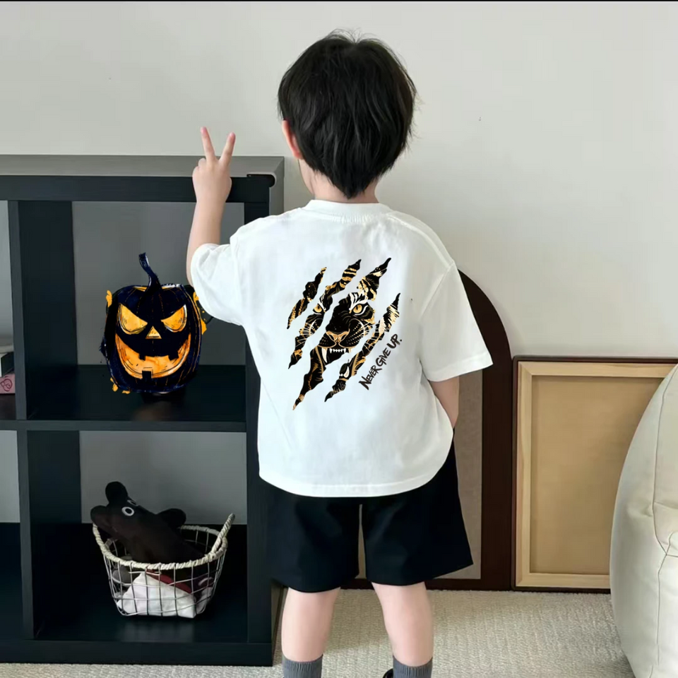 WildRoar – Fun & Casual – Kinder-T-Shirt mit Tiger-Print