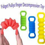 Plungy – Dehnbar & sensorisch – Fidget-Spielzeug aus Silikon (4er-Set)