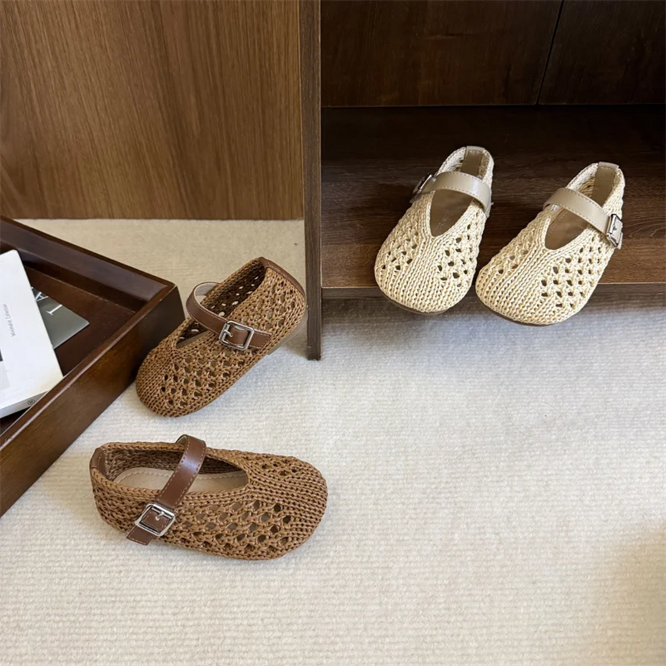LittleWalkers – Bequem & atmungsaktiv – Mary-Jane-Ballerinas