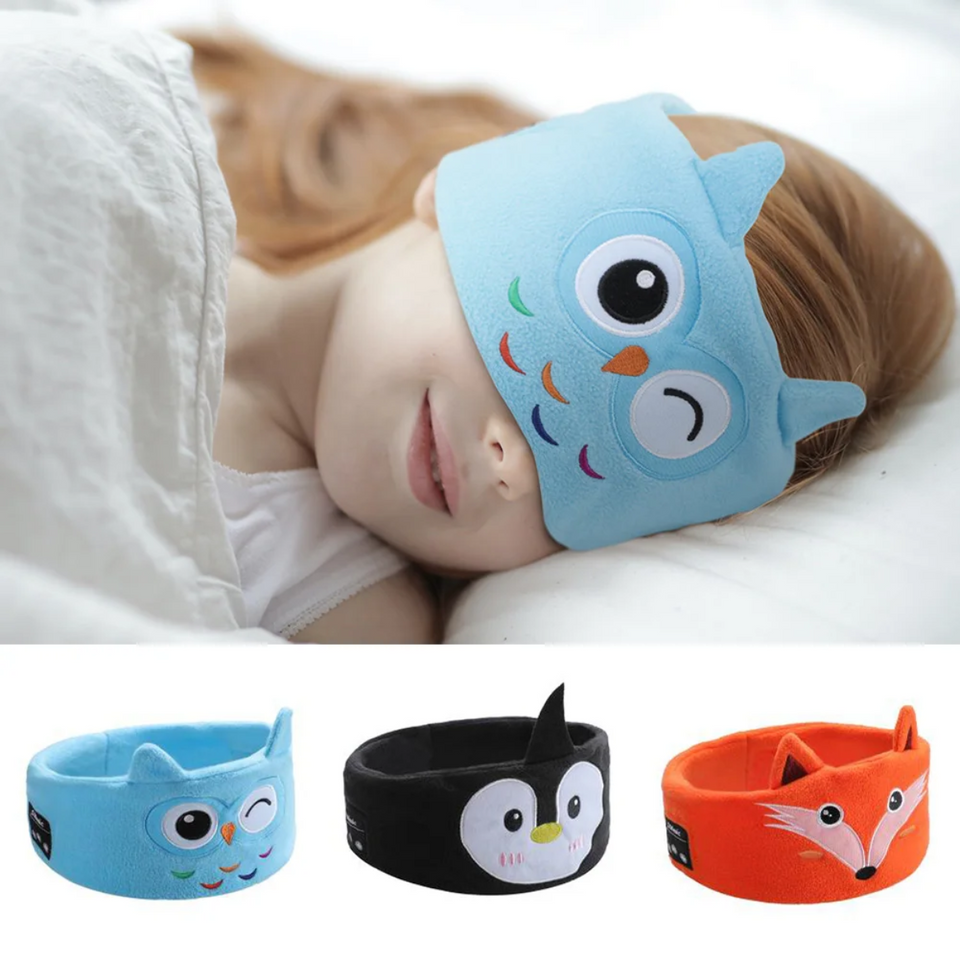 SilentRhythm – Musikalische Schlafmaske & Tiere – Kabellose Augenmaske mit Bluetooth