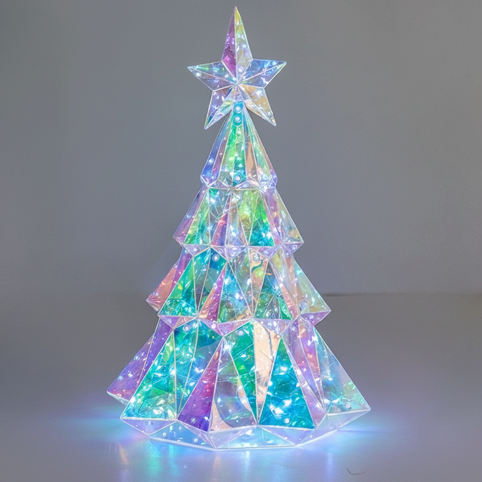 CrystalGlow – Festlich & stimmungsvoll – Dekorativer LED-Weihnachtsbaum