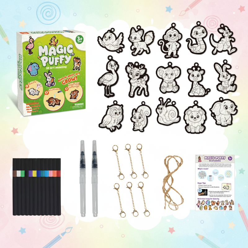 Magic Puff Paint – Kreativ & interaktiv – Bastelset mit magischer Schaumtextur