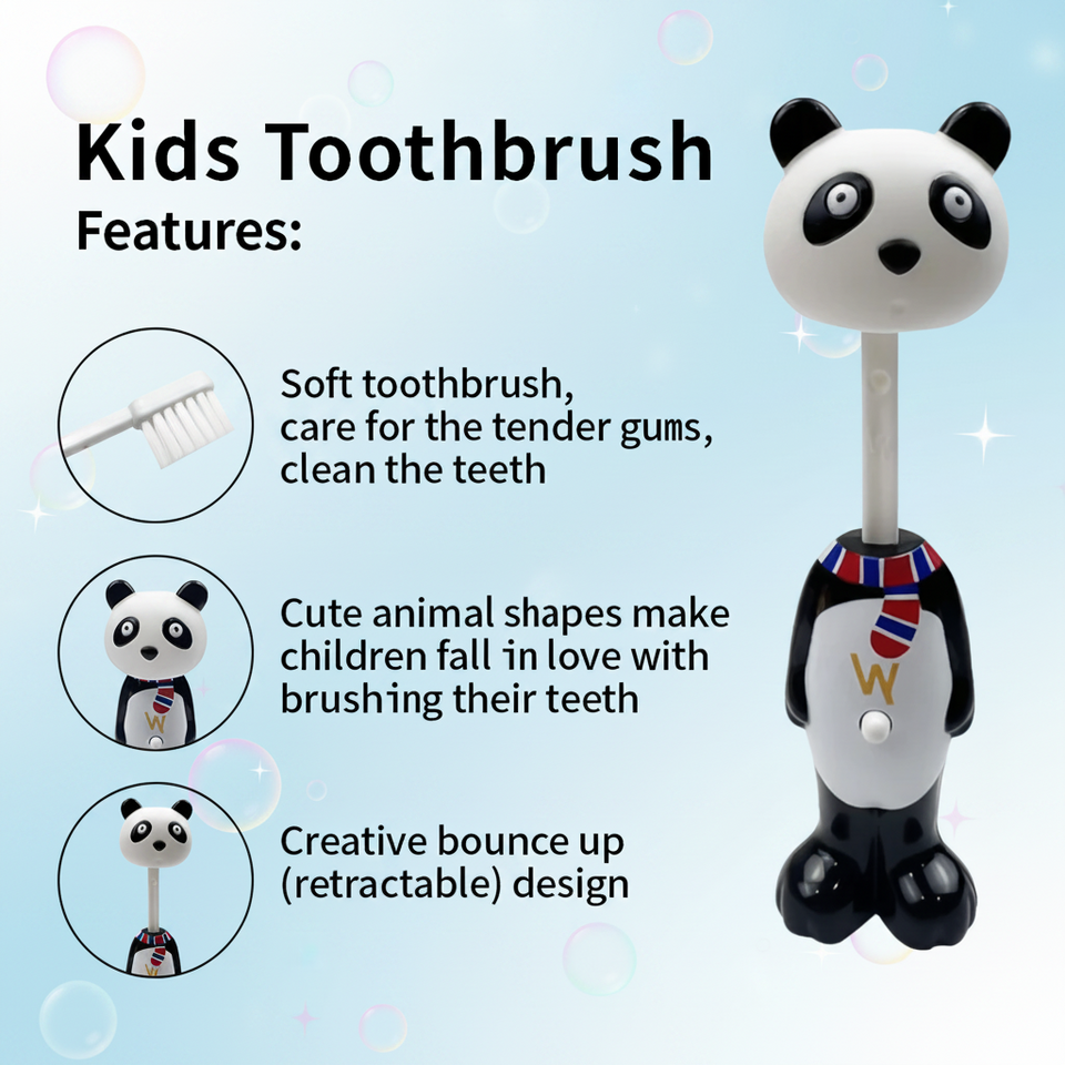 TinyTeeth – Verspielt & niedlich – Kinderzahnbürste in Tierform