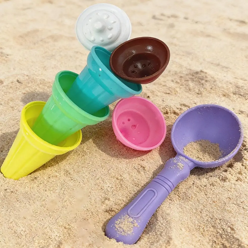 BeachFun – Sandspaß & Kreativität – Strand-Eis-Schaufel-Spielset