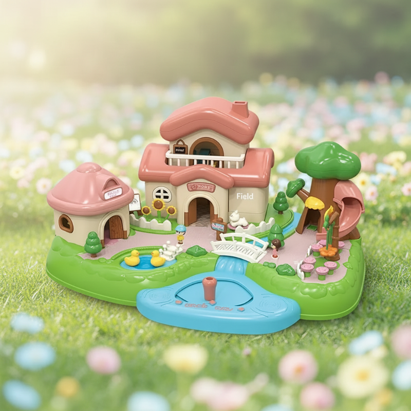 Magnetic Princess Castle – Kreativ & Magisch – Magnetisches Puppenhaus-Spielset