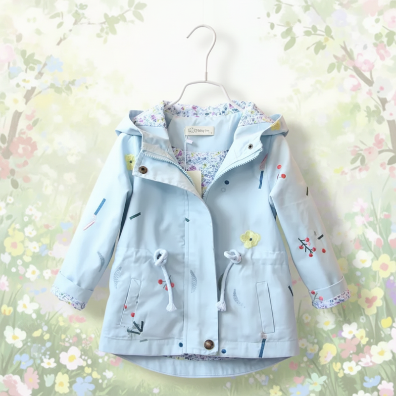 Girls Windbreaker Jacket – Leicht & stilvoll – Kinderjacke