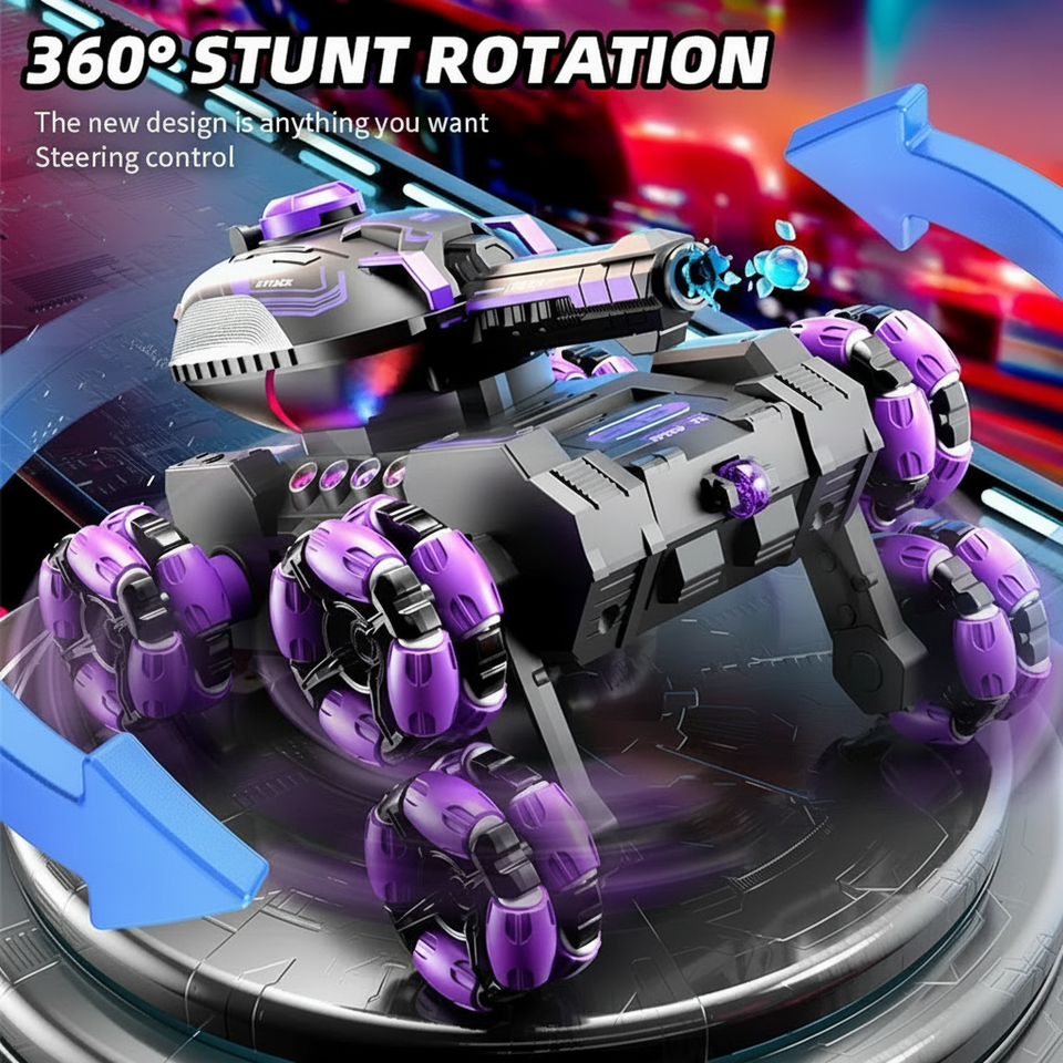CrazyWheels – Cool & spannend – RC-Tankwagen mit Gelball-Schussvorrichtung