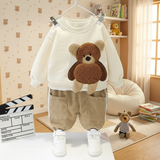 Mini Fashion™ - Varmt og blødt – todelt børnetøjssæt