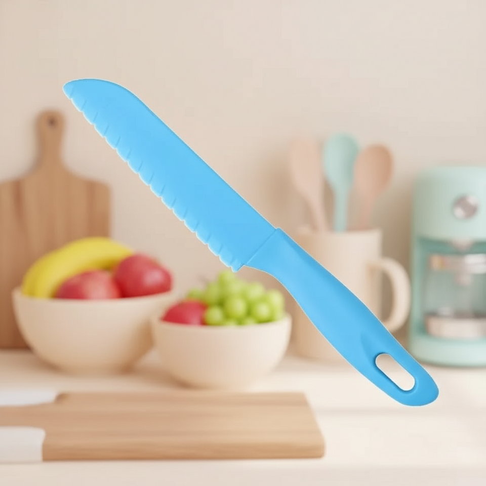 MiniChef –  Sicher & kinderfreundlich – Kindersicheres Schneidemesser