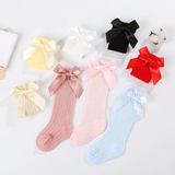 LittleCharm – Zart & stilvoll – Kniestrümpfe für Mädchen mit Schleife