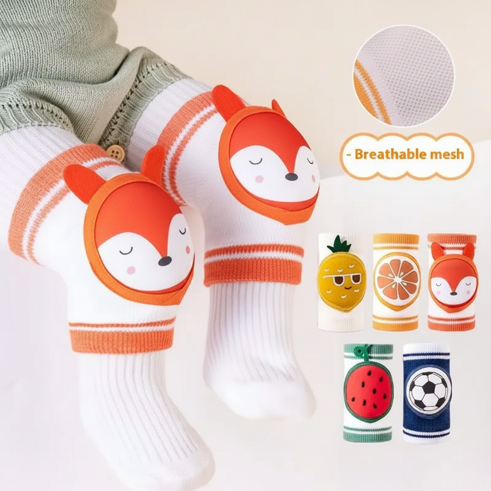 CrawlSafe – Praktisch & weich – Knieschoner zum Krabbeln