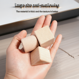 BlockyFun – Kreativ & Lernfördernd – 100-teiliges Holzbauklötze-Set