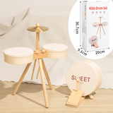 Kids Wooden Drum Toy – Musik & Kreativität – Trommel-Spielset