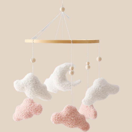 Nuvio – Ruhe & Atmosphäre – Babymobil mit Wolken