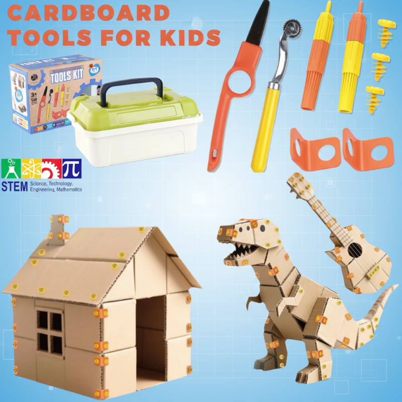 ToolMaster – Das ultimative Werkzeugset für Kartonbauer – Kinder-Werkzeugset