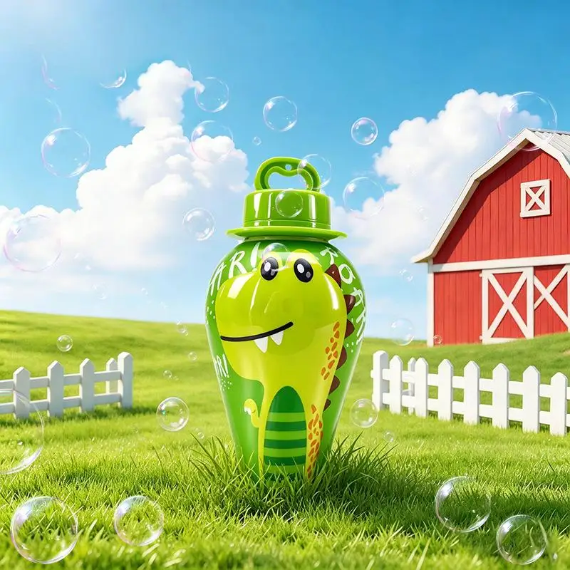 BubblePals – Fröhlich & Verspielt – Auslaufsicherer Mini-Seifenblasen-Spender mit Tiermotiven