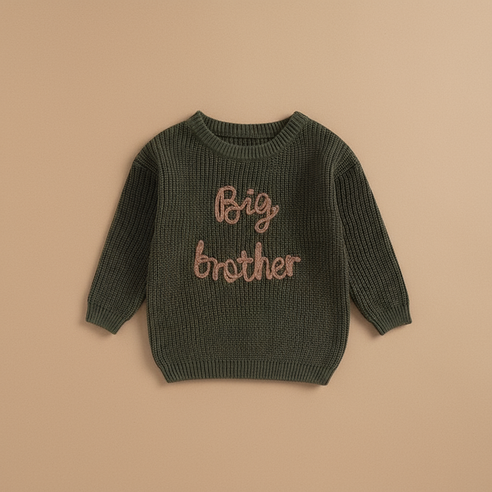 MiniTrend – Gemütlich & modern – Kinderpullover mit „Big Brother“