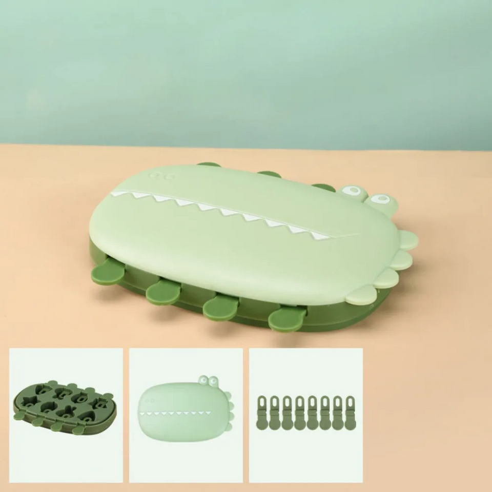 LollyFun – Kreativ & praktisch – Silikon-Eisform mit Aufbewahrungsbox