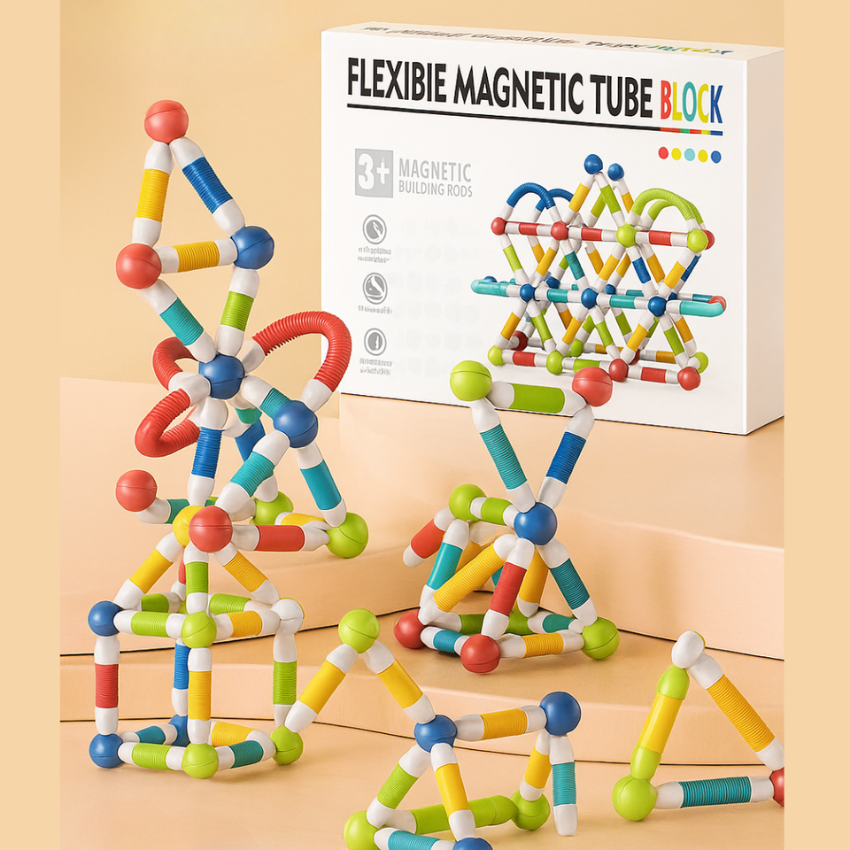 Magnetic Sticks - Endlos bauen – flexible Magnetstäbe