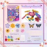 DIY Flower Poke Art – Kreativ & lehrreich – Blumen-Bastelset