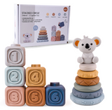 Koala Cubes™ - Tandvenligt tårn - Bidelegetøj