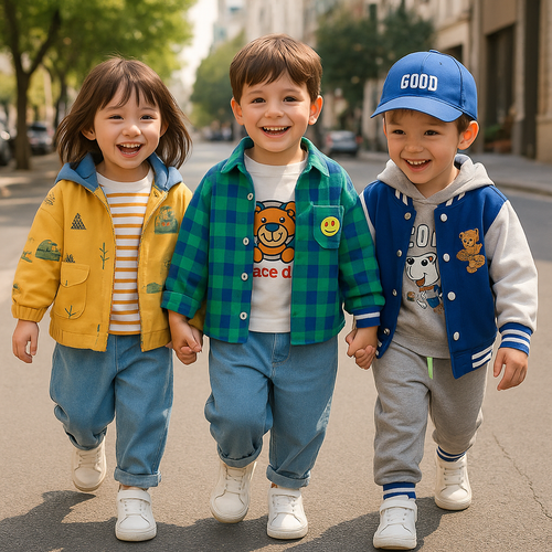 Mini Fashion™ - Kleinkind & Abenteuer - 3-teiliges Bekleidungsset