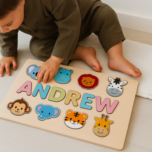 Woods™ - Genieße ein Puzzle mit deinem eigenen Namen! - Personalisiertes Puzzle