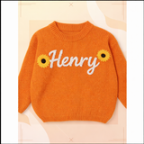 TinyStitch – Personalisierter Strickpullover mit Namen für Kinder