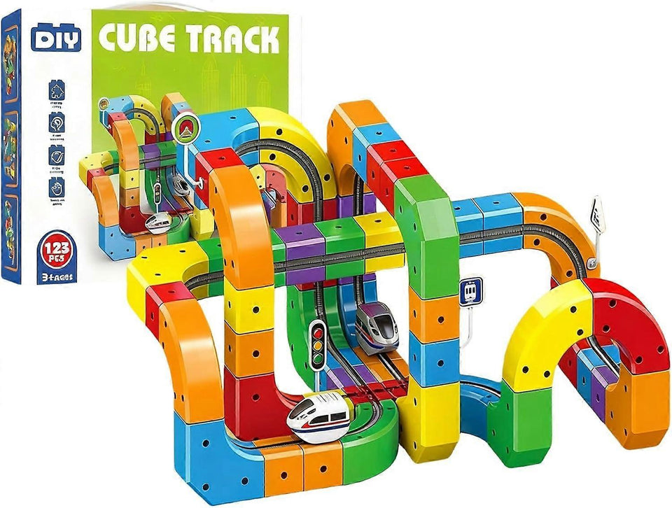 DIY Cube Track – Kreativ & Aktiv – Kreative DIY-Eisenbahnbahn