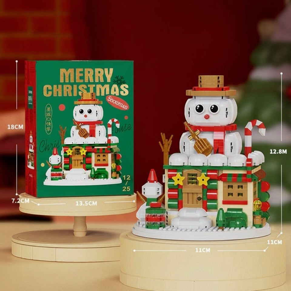 HolidayBlocks – Munter & dekorativ – Jul Mini-byggeklodser