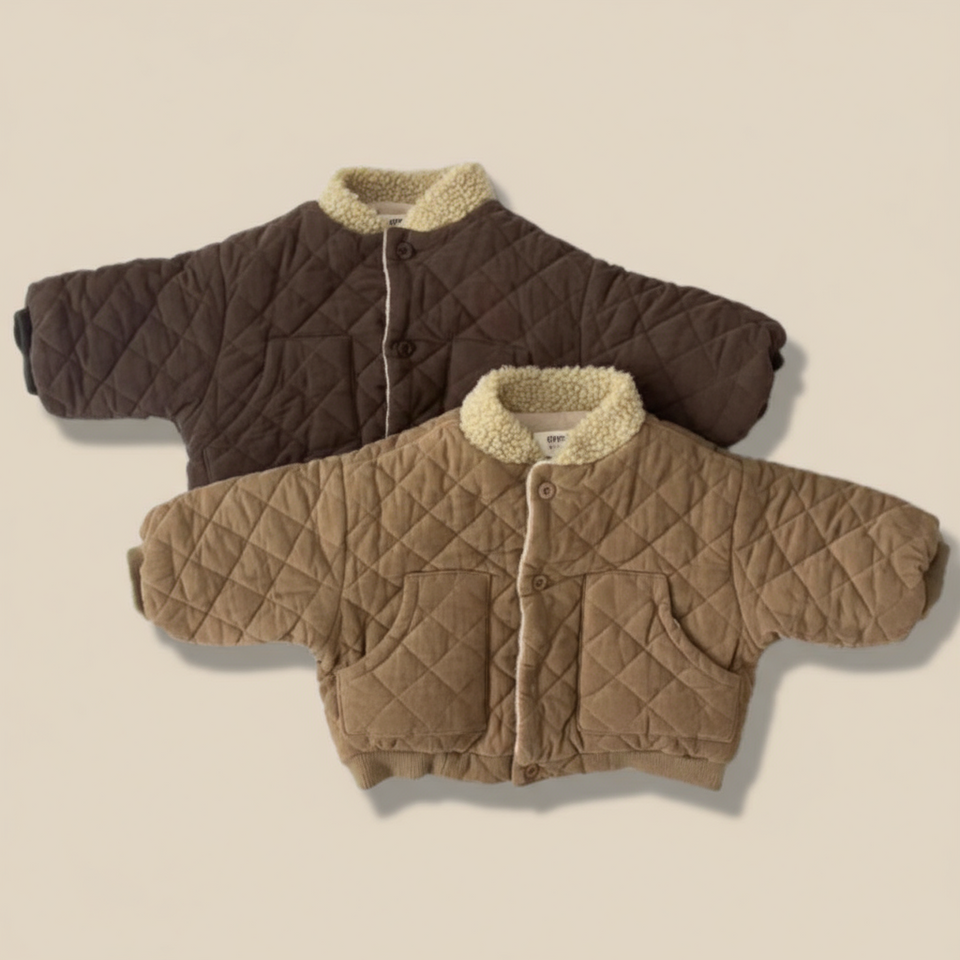 LittleWanderer – Warm & stilvoll – Gesteppte Kinderjacke