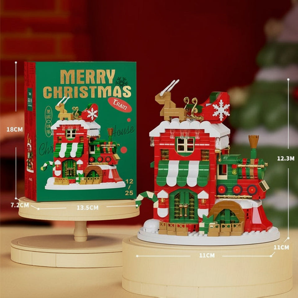HolidayBlocks – Munter & dekorativ – Jul Mini-byggeklodser