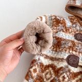 LittleWarm – Gemütlich & stilvoll – Wintermantel mit Fair-Isle-Muster