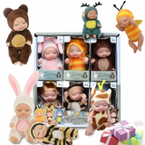LittleDolly – Süß & Gemütlich – Babypuppe in einem fröhlichen Tierkostüm