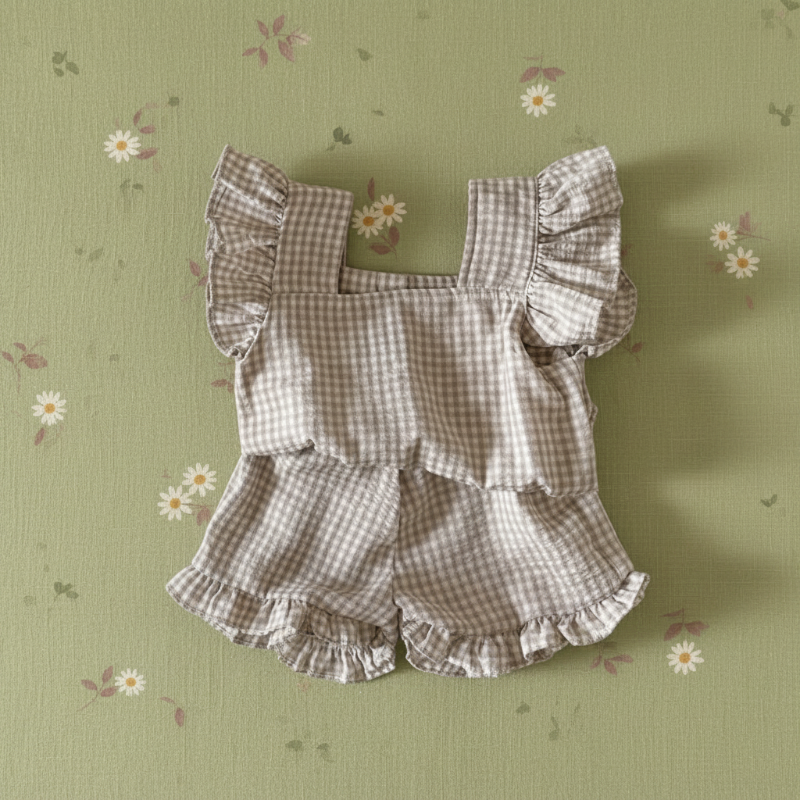 Girls Ruffle Tee – Luftigt & sødt – børnetøjssæt
