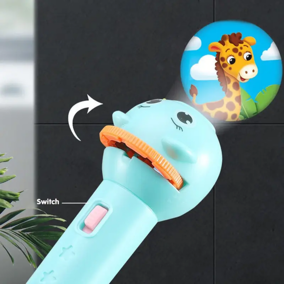Story Torch™ - Magi ved sengetid - projektor med lommelygte