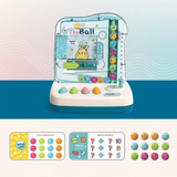Montessori Math Track Game – Lernen & Logik – Kugelbahn-Spiel