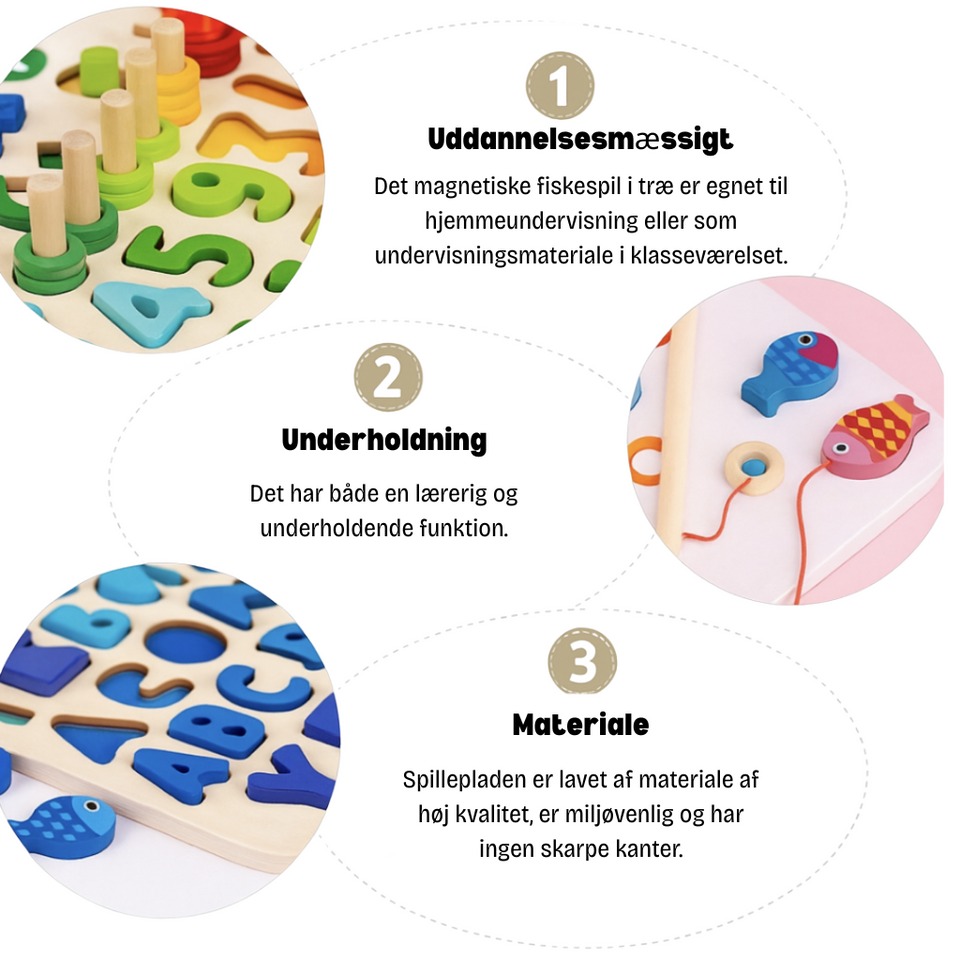 Woods™ | Udvikle færdigheder - Montessori træspilbræt