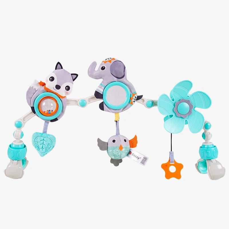 Tiny Tunes – Musikalisch & beweglich – Kinderwagen-Spannvorrichtung für Kinderwagen