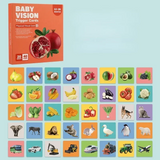 VisionBook – Lehrreich & informativ – Baby-Kognitionskartenbuch